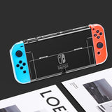 For Nintendo Switch OLED Console &amp; Joycons Protective Case PC Shell Ultra Slim Cover Dockable Lightweight Cute Pink Hard Skin