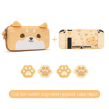 GeekShare Nintendo Switch Shell Mousse Bear Fairy League Cute Hard Cover Back Girp Shell Case For Nintendo Switch Game Console