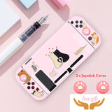 Ns Switch Protective Cover Case Sanrioed Cute Hard Pc Skin Shell for Nintend Switch Ns Game Console Joy-Con Housing Accessories